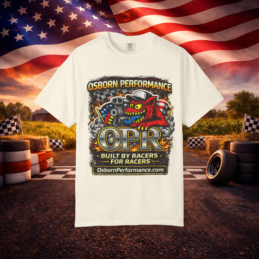 T-Shirt — "Osborn Performance OPR" Built by Racers