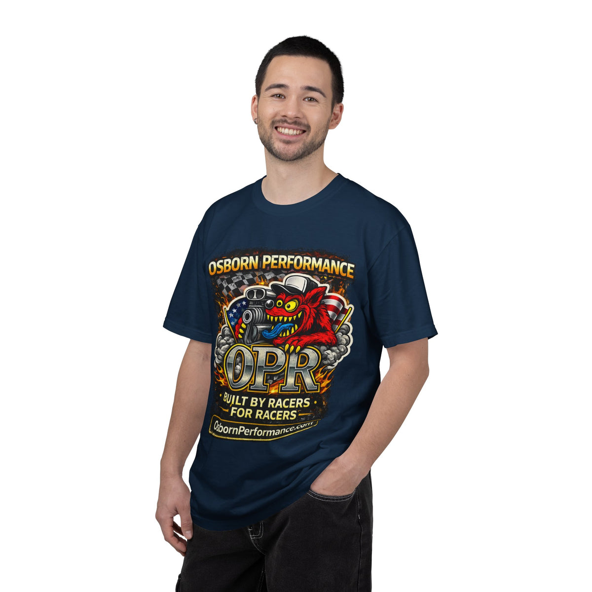 T-Shirt — "Osborn Performance OPR" Built by Racers