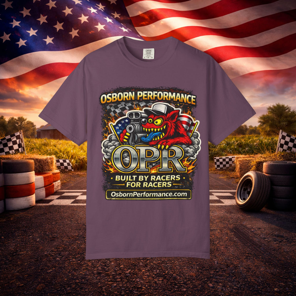 T-Shirt — "Osborn Performance OPR" Built by Racers
