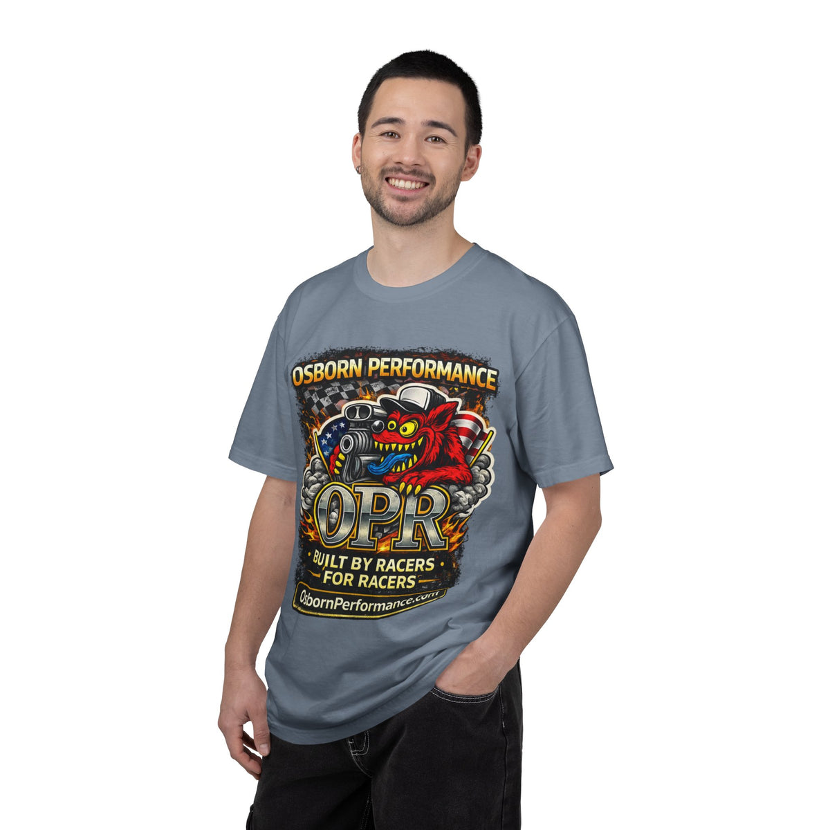 T-Shirt — "Osborn Performance OPR" Built by Racers
