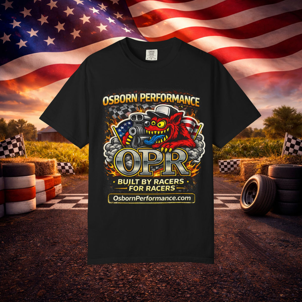 T-Shirt — "Osborn Performance OPR" Built by Racers