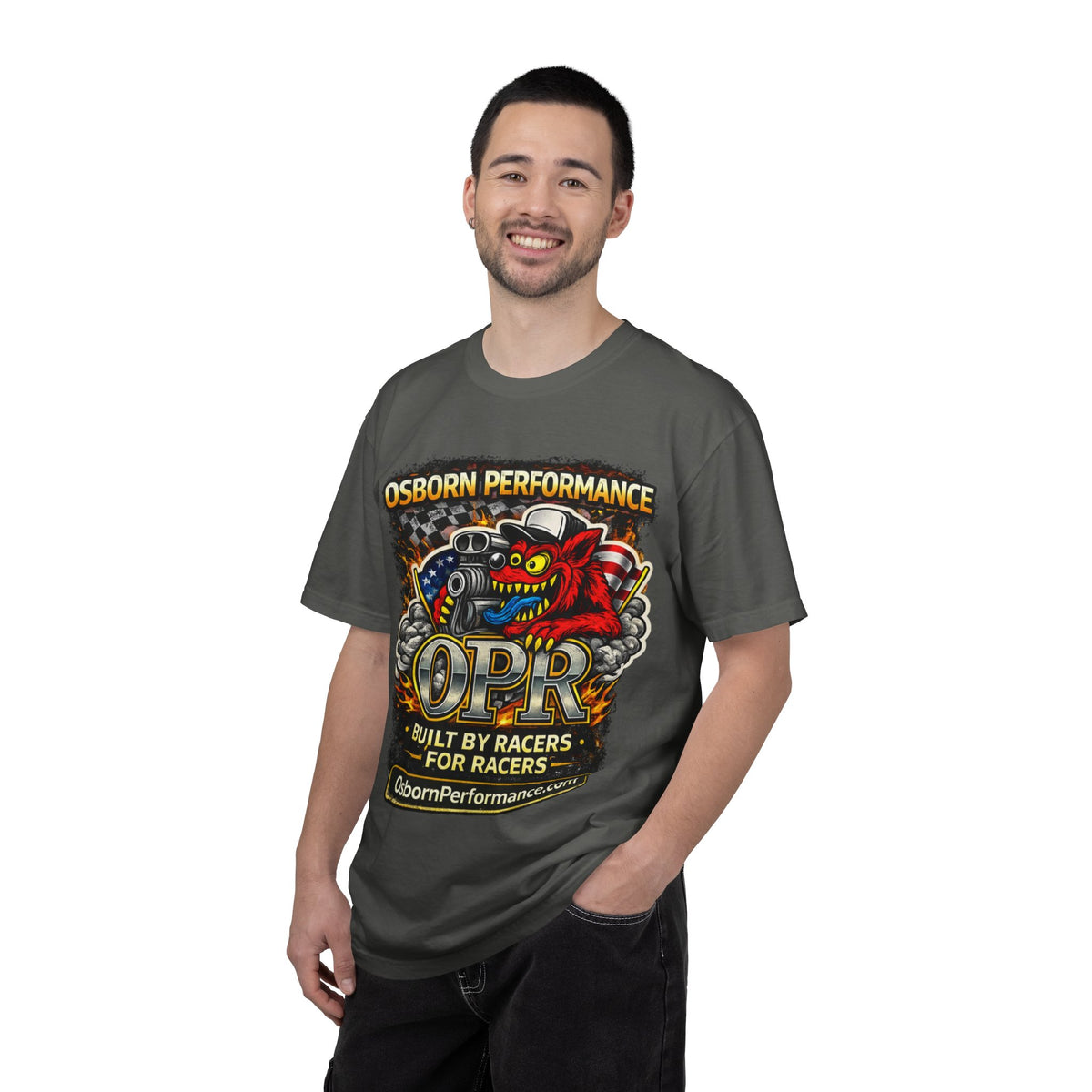 T-Shirt — "Osborn Performance OPR" Built by Racers