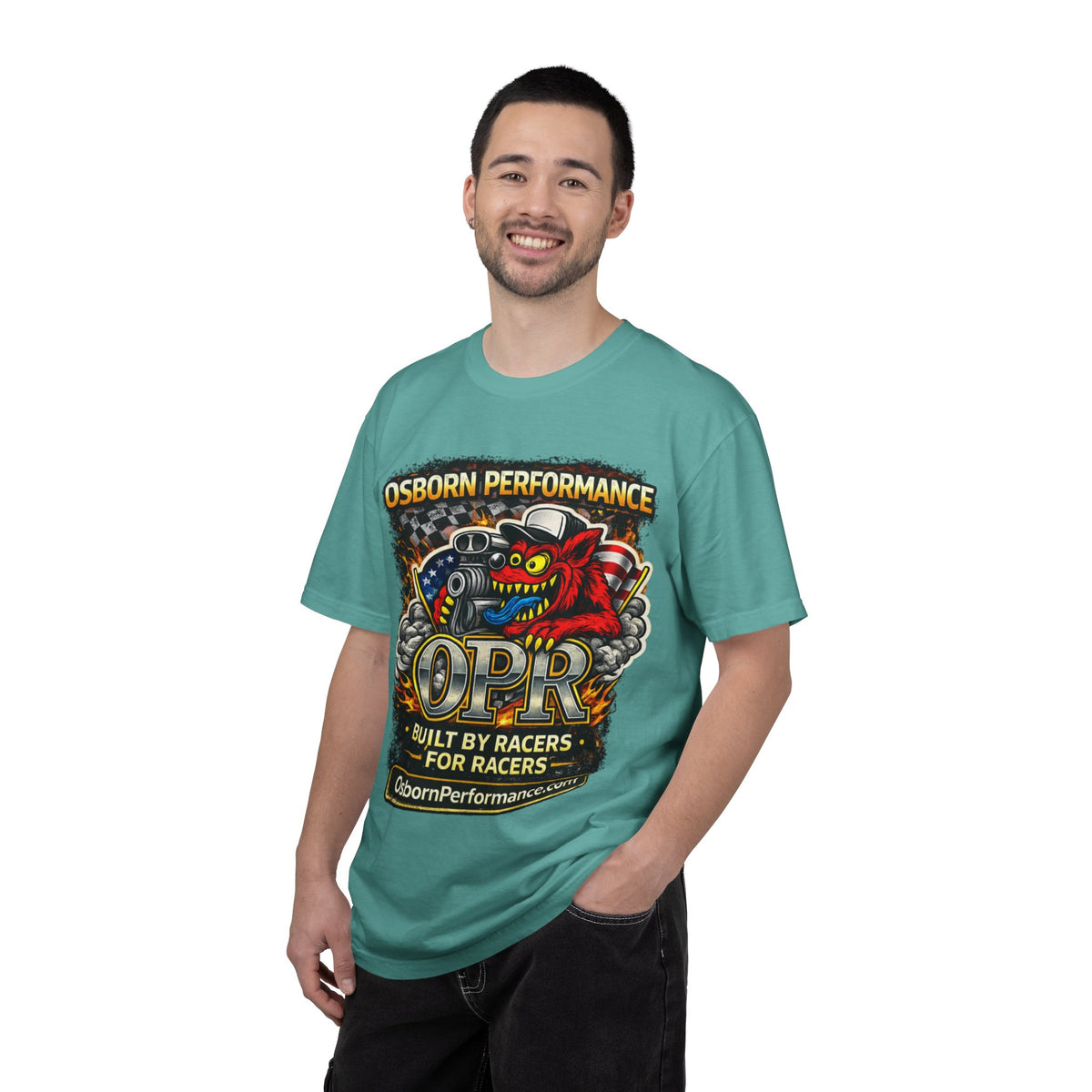 T-Shirt — "Osborn Performance OPR" Built by Racers